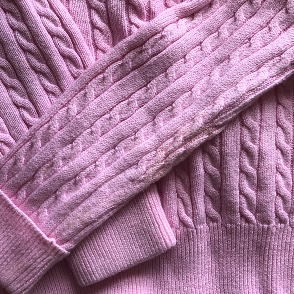 ⬇️Ralph Lauren Baby Cardigan Pink Gently Used 18M - Picture 5 of 6